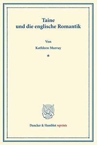 Taine Und Die Englische Romantik