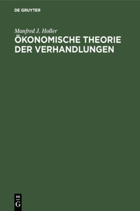 Ökonomische Theorie der Verhandlungen