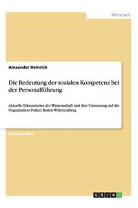 Bedeutung der sozialen Kompetenz bei der Personalführung