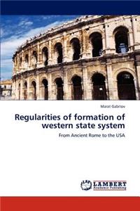 Regularities of formation of western state system
