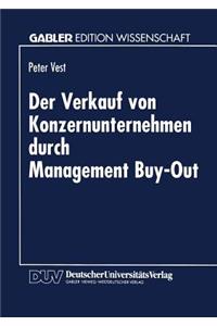 Verkauf Von Konzernunternehmen Durch Management Buy-Out