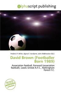 David Brown (Footballer Born 1989)