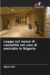 Legge sul nesso di causalità nei casi di omicidio in Nigeria