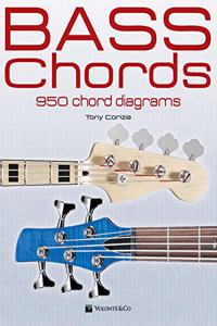 BASS CHORDS 950 CHORD DIAGRAMS BASS