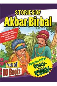 Stories of Akbar Birbal: Pack of 10 Books