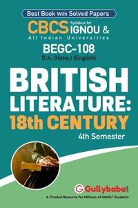 Gullybaba IGNOU BA (Honours) 4th Sem BEGC-108 British Literature: 18th Century in English