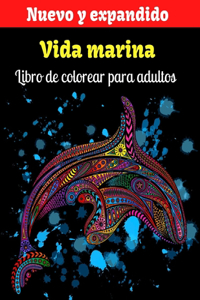 Vida marina Libro de colorear para adultos