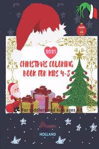 Christmas Coloring Book for Kids 4-8