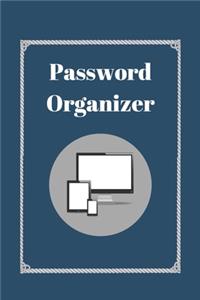 Password Organizer with tabs, logbook