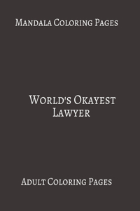 Mandala Coloring Pages World's Okayest Lawyer