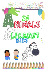 26 animals alphabet kids