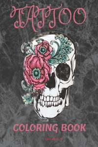 Tattoo Coloring Book For Adults