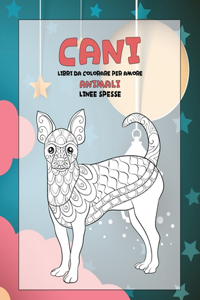 Libri da colorare per amore - Linee spesse - Animali - Cani