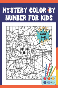 Mystery Color By Number For Kids Ages 8-12