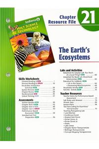 Indiana Holt Science & Technology Chapter 21 Resource File: The Earth's Ecosystems