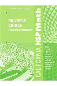 California HSP Math Multiple Choice Assessments