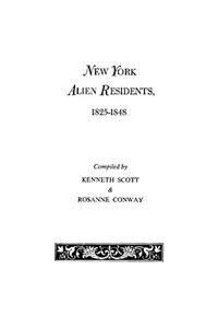 New York Alien Residents, 1825-1848