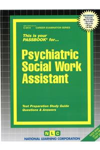 Psychiatric Social Work Assistant: Volume 2414