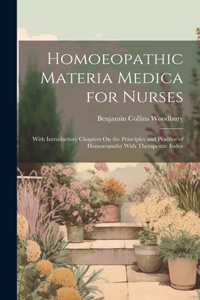 Homoeopathic Materia Medica for Nurses