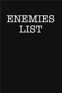 Enemies List