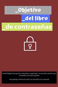 Objetivo del libro de contraseñas
