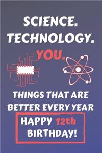 Science. Technology. You. Things That Age Well Happy 12th Birthday