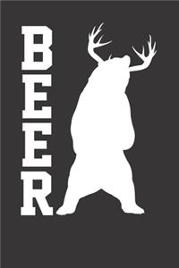 Polar Bear Beer Drinking Notebook Journal