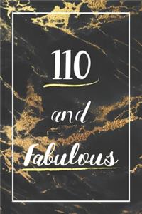 110 And Fabulous