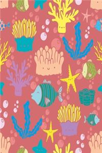 Pink seabed notebook
