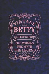 Vintage Betty Limited Edition the Women the Myth the Legend
