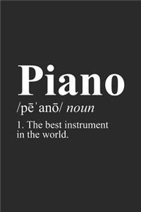 Definition Of Piano