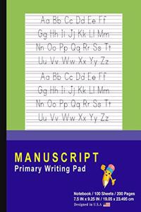 Manuscript Primary Writing Pad