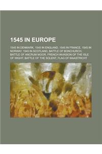 1545 in Europe