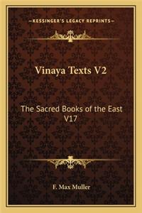 Vinaya Texts V2