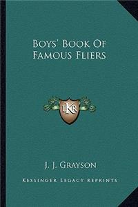 Boys' Book Of Famous Fliers