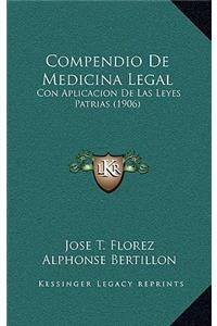 Compendio De Medicina Legal