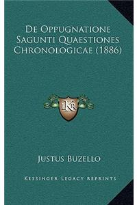 de Oppugnatione Sagunti Quaestiones Chronologicae (1886)