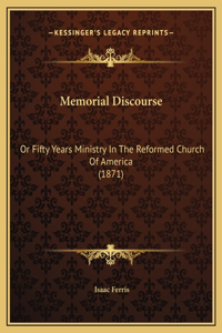 Memorial Discourse