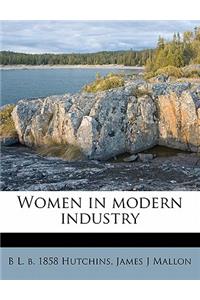 Women in Modern Industry