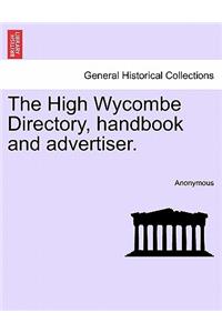 The High Wycombe Directory, Handbook and Advertiser.