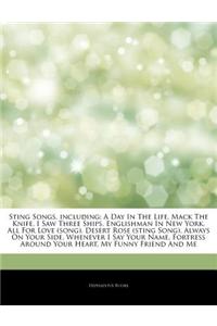 Articles on Sting Songs, Including