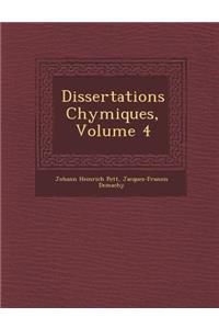 Dissertations Chymiques, Volume 4