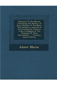 Memorial of the Morses