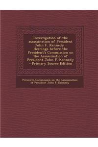 Investigation of the Assassination of President John F. Kennedy