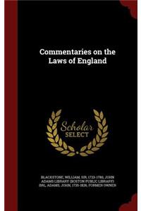 Commentaries on the Laws of England