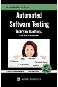 Automated Software Testing Interview Questions You'll Most Likely Be Asked