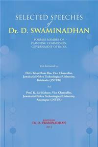 Selected Speeches of Dr. D. Swaminadhan