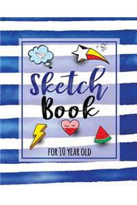 Sketch Book For 10 Year Old