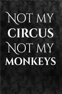 Not my circus. Not my monkeys.