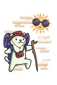 Hiking Sky Cat Notebook